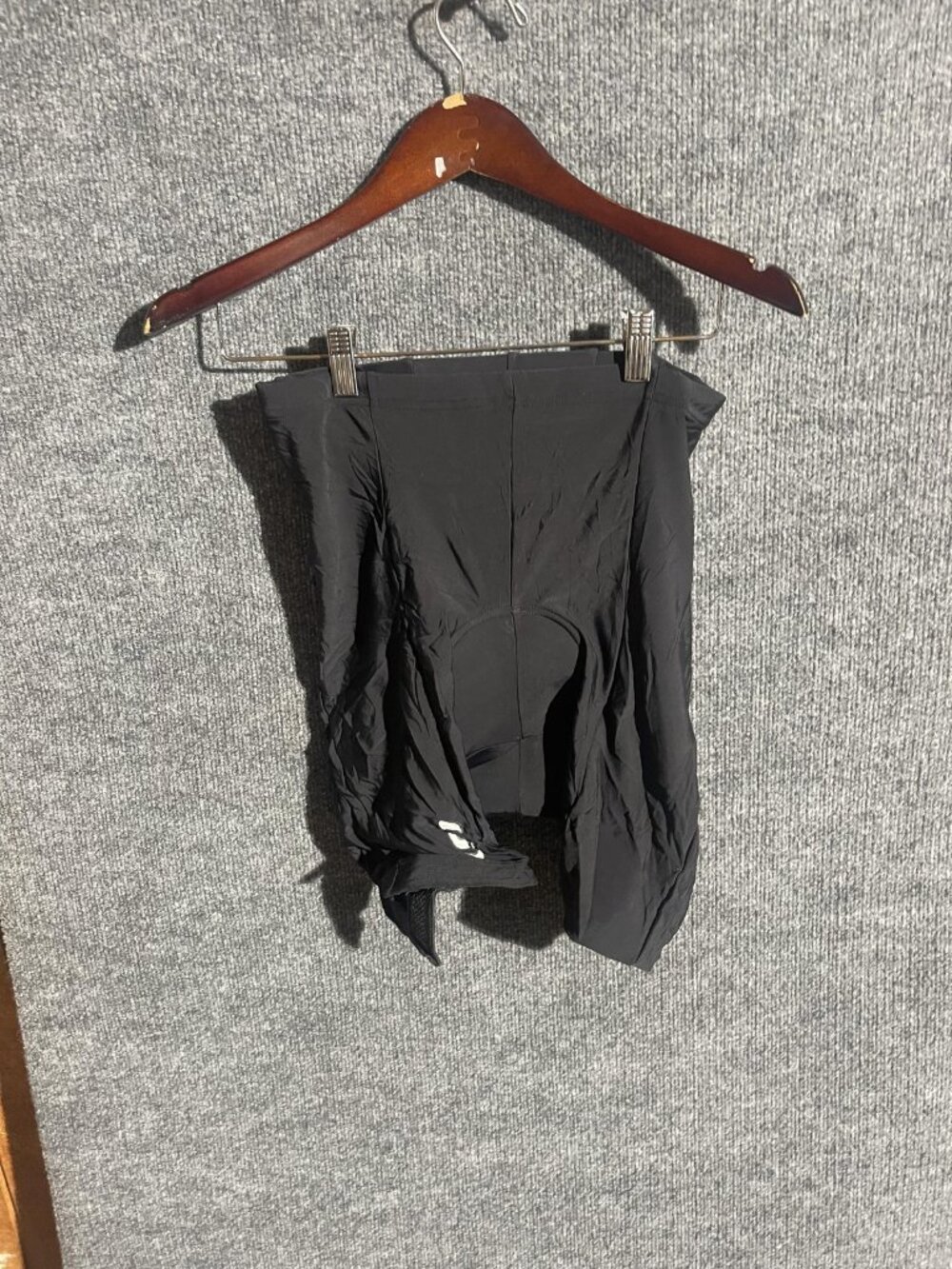 Garneau Cycling Shorts Womens Medium Black Padded Chamois 12 Inseam Bike Stretch